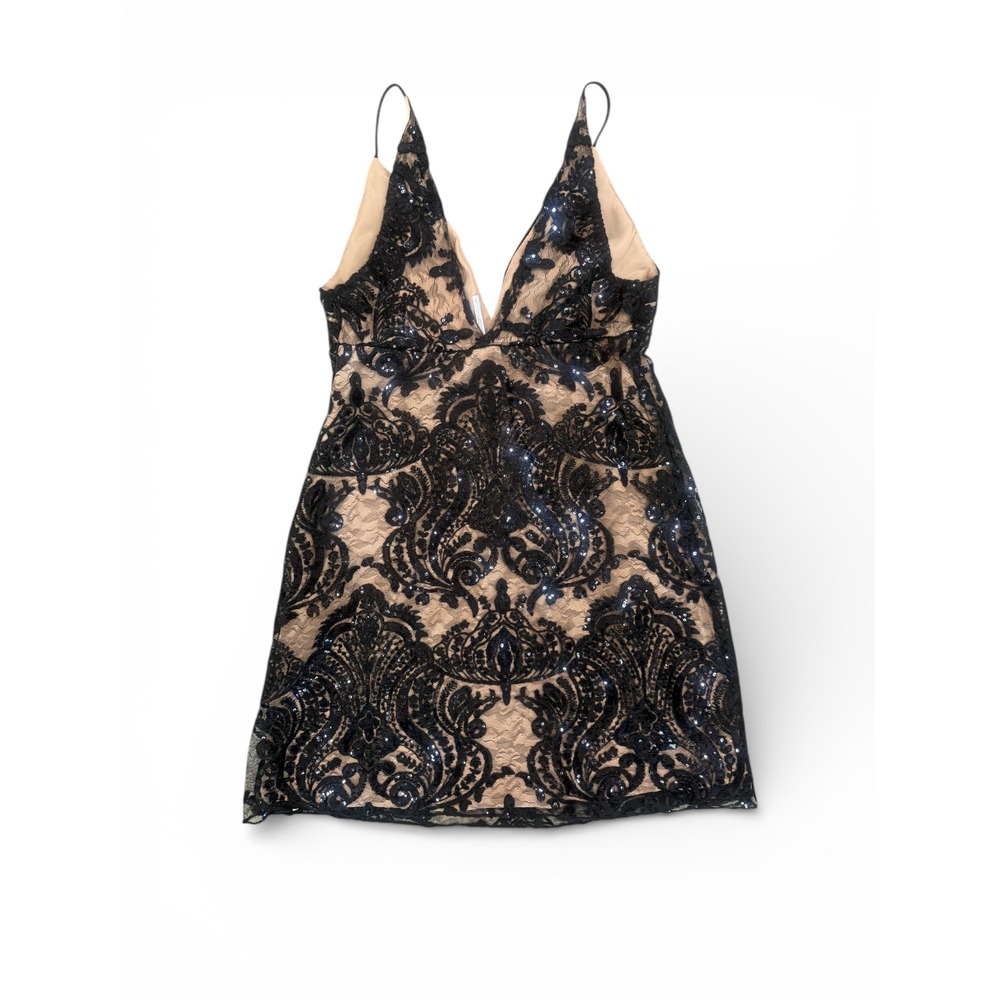 Free People Night Shimmer Mini Dress Size 2 NWT - Picture 11 of 12